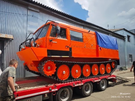Гусеничный плавающий снегоболотоход, Нижний Новгород - Нерюнгри